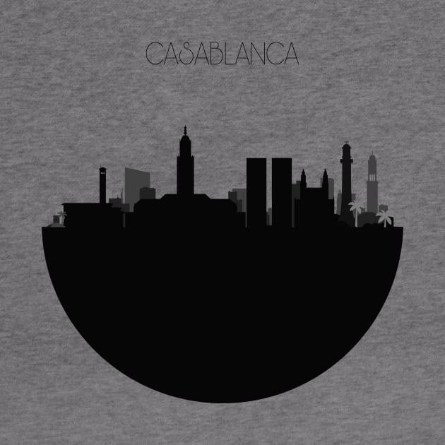 Casablanca Skyline by inspirowl